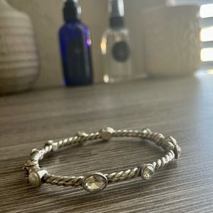 Brighton silver and pearled bracelet